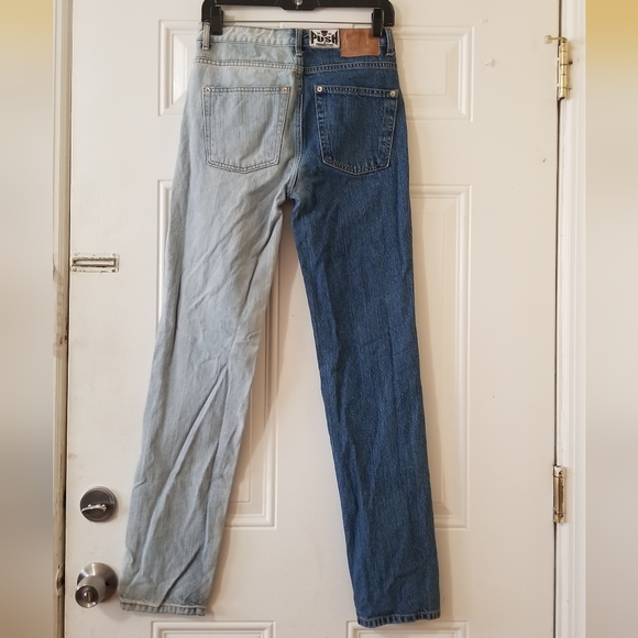 Pushbutton Two Tone Midrise Denim Jean - Picture 10 of 13